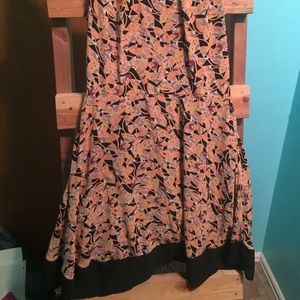 Fan pattern dress unique sundress